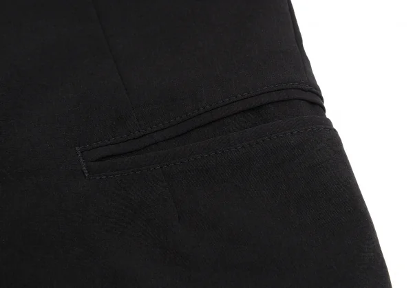 Y's Triacetate Poly Shawl Collar Long Vest K-118438_008