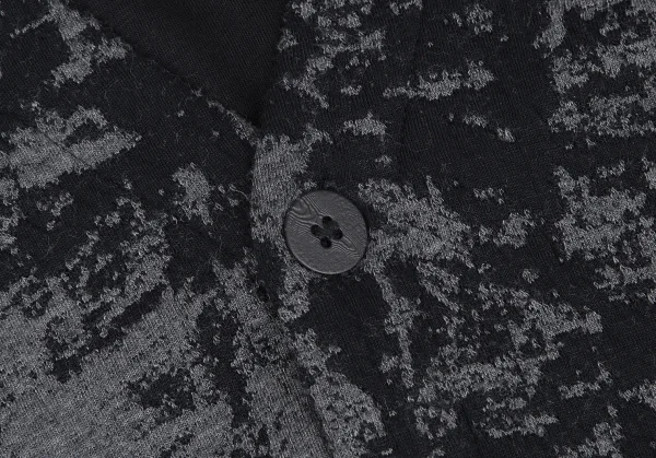 エンポリオ アルマーニEMPORIO ARMANI ジャガードカーディガン 黒グレーXL K-118450_003