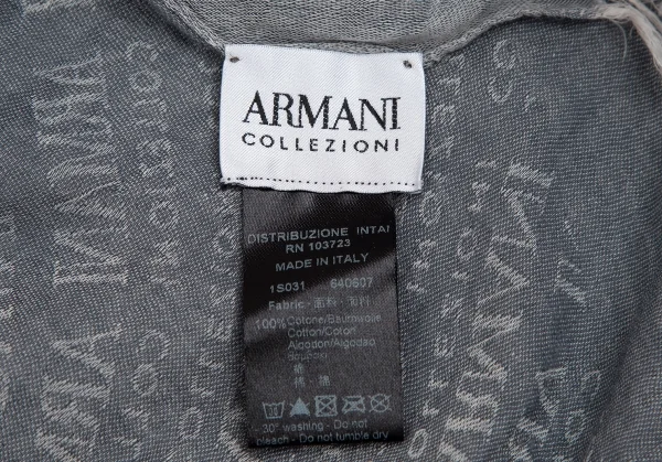 ARMANI COLLEZIONI Logo Jacquard Stole K-118459_011