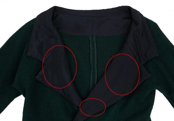 Y's Dyed Wool Knit Jacket K-118467_003