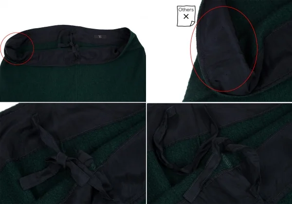 Y's Dyed Wool Knit Jacket & Skirt K-118469_016