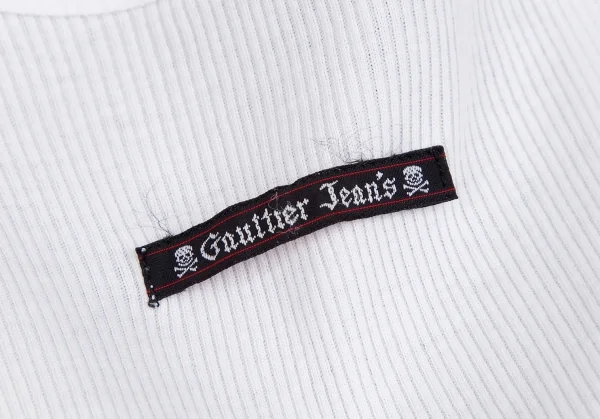 GAULTIER JEAN'S Neck Ribbon Rib Sleeveless Vest K-118481_011