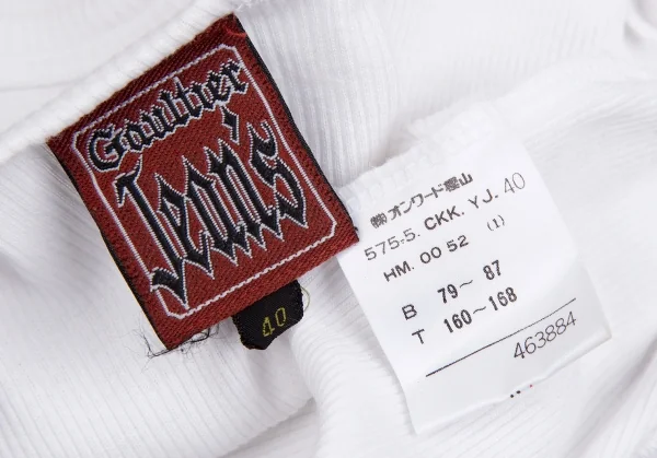 GAULTIER JEAN'S Neck Ribbon Rib Sleeveless Vest K-118481_013