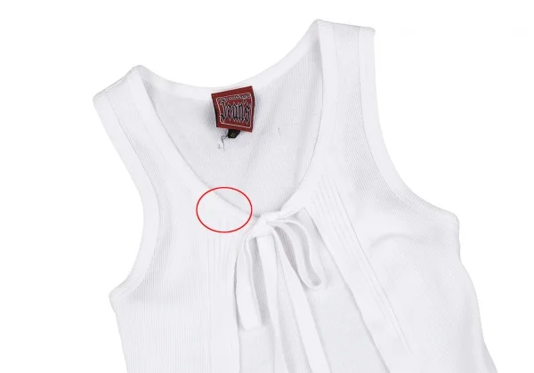 GAULTIER JEAN'S Neck Ribbon Rib Sleeveless Vest K-118481_003