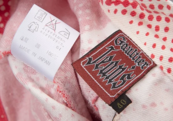 ゴルチエジーンズGAULTIER JEAN'S グラフィックミニスカート 赤白40 K-118488_017