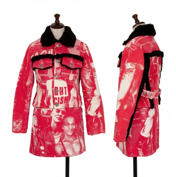 ゴルチエジーンズGAULTIER JEAN'S グラフィックセットアップ 赤白黒40 K-118489_001