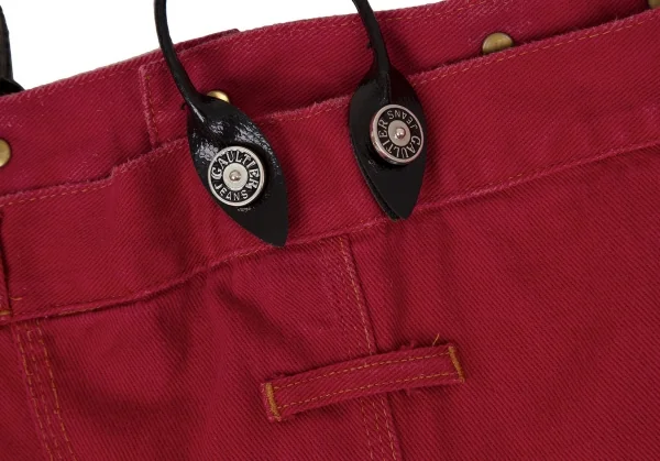 ゴルチエジーンズGAULTIER JEAN'S サスペンダーショルダージャンパースカート 赤40 K-118491_016