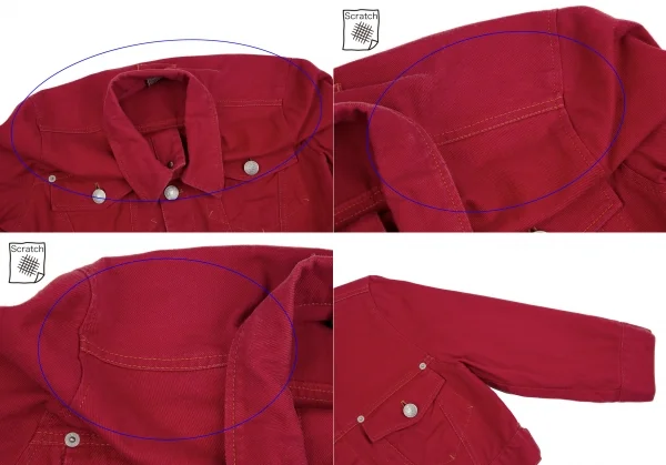 ゴルチエジーンズGAULTIER JEAN'S コットントラッカーセットアップ 赤48・40 K-118492_005