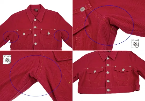 ゴルチエジーンズGAULTIER JEAN'S コットントラッカーセットアップ 赤48・40 K-118492_008