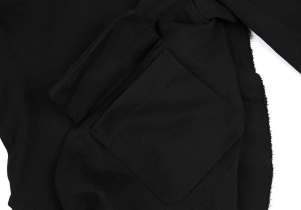 コムデギャルソンCOMME des GARCONSストレッチウールサークルシルエットジャケット 黒M K-118497_016