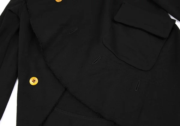 コムデギャルソンCOMME des GARCONSストレッチウールサークルシルエットジャケット 黒M K-118497_009