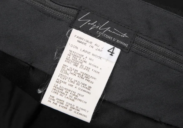 Yohji Yamamoto COSTUME D' HOMME Knit Patch Pocket Jacket & Pants K-118506_018