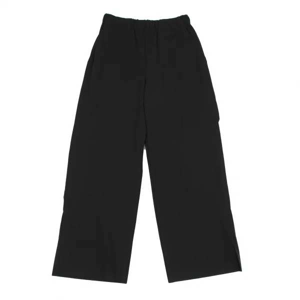 PLEATS PLEASE FLEX-T Slit Easy Pants Black 3 K-118514_001