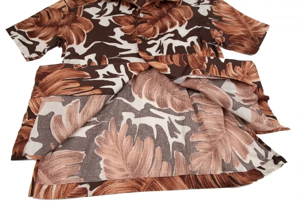 ISSEY MIYAKE MEN Botanical Printed Short Sleeve Shirt K-118536_011