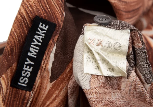 ISSEY MIYAKE MEN Botanical Printed Short Sleeve Shirt K-118536_018