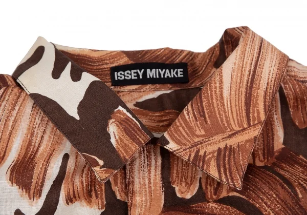 ISSEY MIYAKE MEN Botanical Printed Short Sleeve Shirt K-118536_005