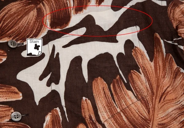 ISSEY MIYAKE MEN Botanical Printed Short Sleeve Shirt K-118536_006