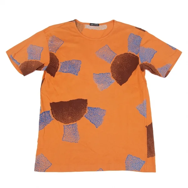 ISSEY MIYAKE MEN Printed T Shirt Orange M K-118537_001