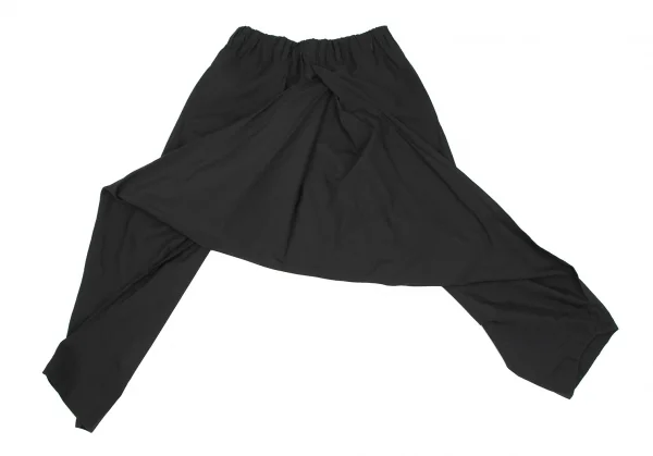 イッセイミヤケISSEY MIYAKE 132 5. ハーフラップデザインサルエルパンツ 黒F K-118538_012