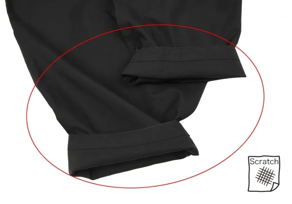 イッセイミヤケISSEY MIYAKE 132 5. ハーフラップデザインサルエルパンツ 黒F K-118538_013