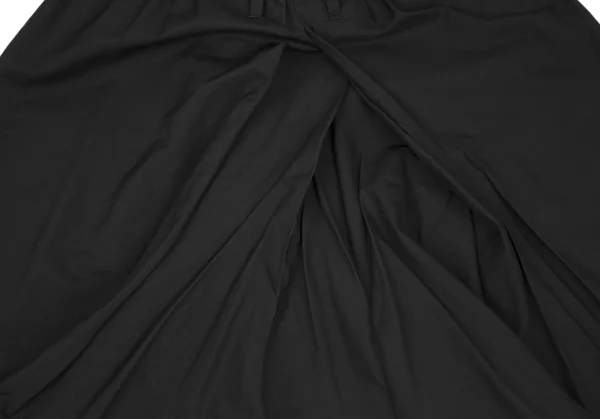 イッセイミヤケISSEY MIYAKE 132 5. ハーフラップデザインサルエルパンツ 黒F K-118538_017