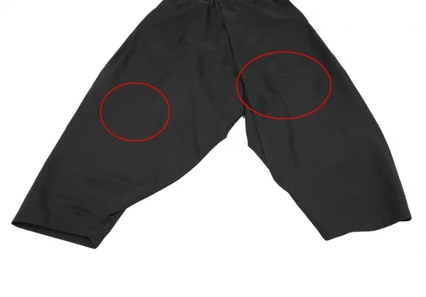 イッセイミヤケISSEY MIYAKE 132 5. ハーフラップデザインサルエルパンツ 黒F K-118538_008