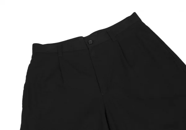 トリココムデギャルソンtricot COMME des GARCONS ウールコットンワイドクロップドパンツ 黒S K-118546_002