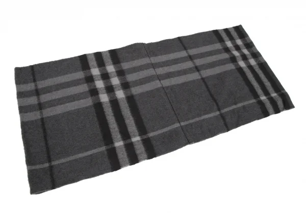 バーバリーBURBERRY カシミヤノバチェックスヌード グレー K-118551_002