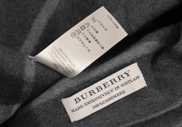 バーバリーBURBERRY カシミヤノバチェックスヌード グレー K-118551_006