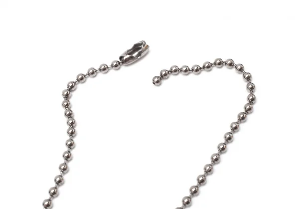 ヴィヴィアンウエストウッドVivienne Westwood ワールズエンド限定ARドッグタグネックレス 赤シルバー K-118559_006