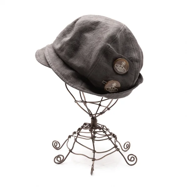 vivienne westwood リネン バケットハット ORBボタン
