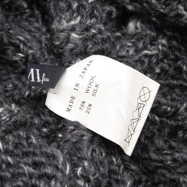 リミフゥLIMI feu ミックスローゲージケーブルニットキャスケット グレー K-118570_010