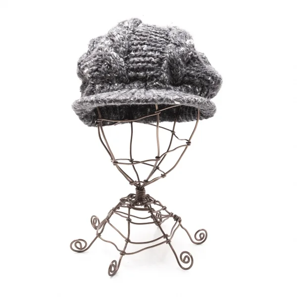 リミフゥLIMI feu ミックスローゲージケーブルニットキャスケット グレー K-118570_002