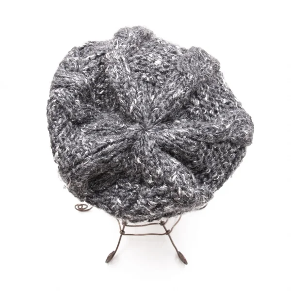 リミフゥLIMI feu ミックスローゲージケーブルニットキャスケット グレー K-118570_007