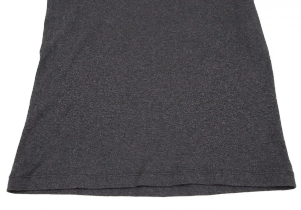 ツモリチサトTSUMORI CHISATO ギャザーフレンチスリーブTシャツ チャコール2 K-118590_006