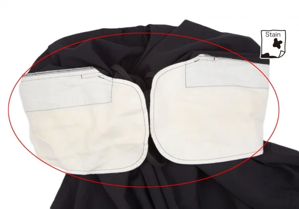 コムコム コムデギャルソンCOMME des GARCONS ウールポリコクーンパンツ 黒XS K-118597_004