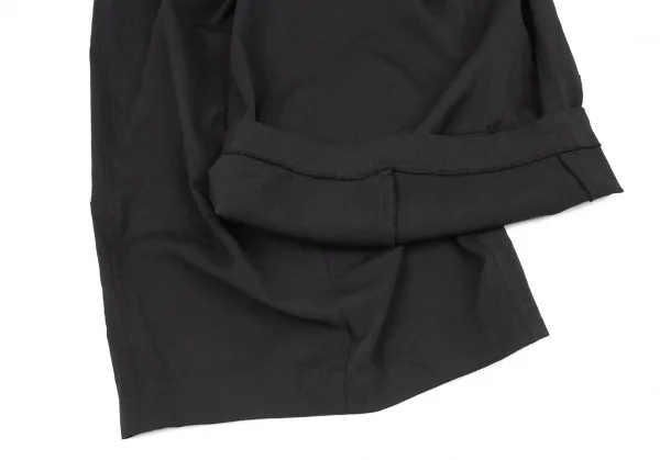 コムコム コムデギャルソンCOMME des GARCONS ウールポリコクーンパンツ 黒XS K-118597_006