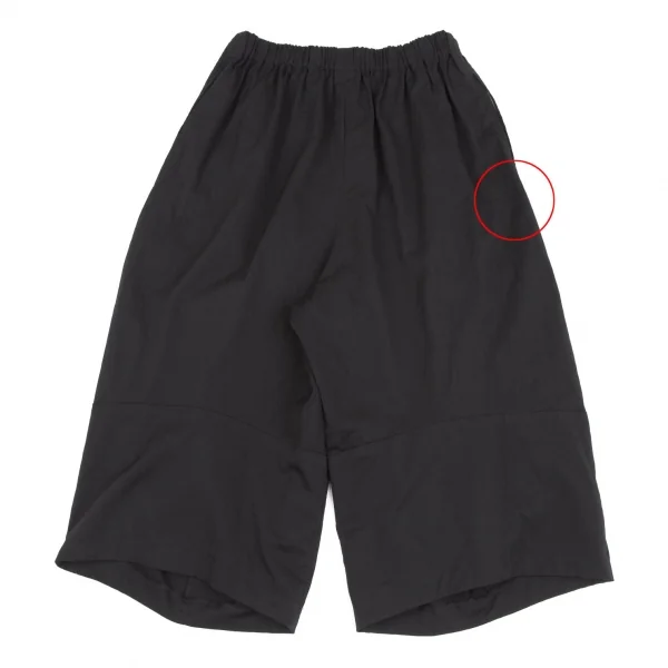 コムコム コムデギャルソンCOMME des GARCONS ウールポリコクーンパンツ 黒XS K-118597_007