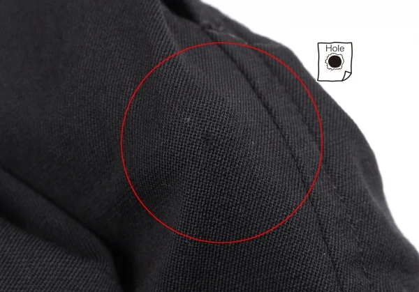 コムコム コムデギャルソンCOMME des GARCONS ウールポリコクーンパンツ 黒XS K-118597_008