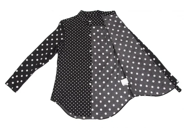 Y's Dot Printed Long Sleeve Shirt K-118602_011
