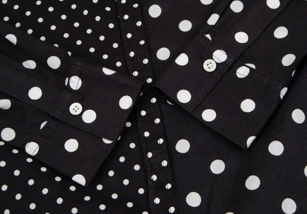 Y's Dot Printed Long Sleeve Shirt K-118602_007
