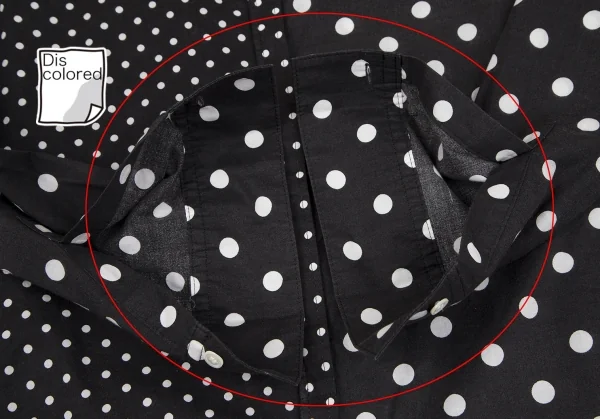 Y's Dot Printed Long Sleeve Shirt K-118602_008