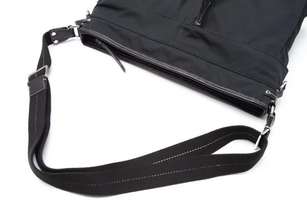 コーチCOACH 70119 ジップポケットナイロンショルダーバッグ 黒 (K-118617)