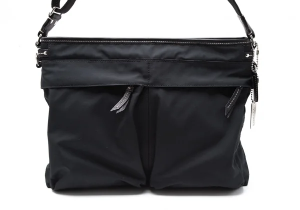 coach コーチ ナイロン　ボストンバッグ　ショルダーバッグ　黒　F77192 coach コーチ ナイロン ボストンバッグ ショルダーバッグ 黒 F77192