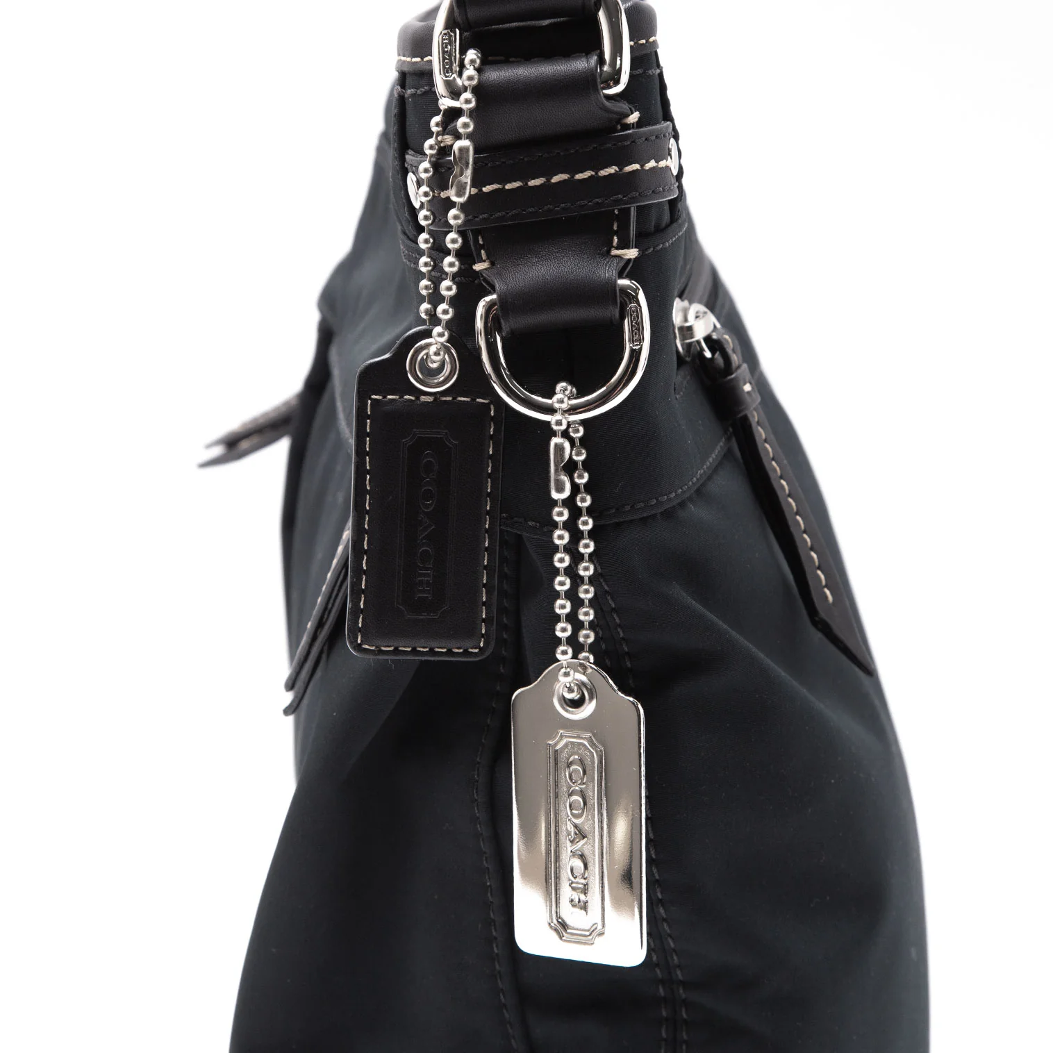 美品 正規品 コーチ COACH ショルダーバッグ ナイロン 黒 ブラック 肩掛 コーチ COACH コーチ ショルダーバッグ レディース COACH 2Way