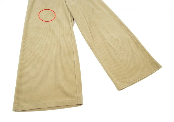 ネネットNe-net コットンポリ太畝ワイドパンツ モカ1 K-118635_006