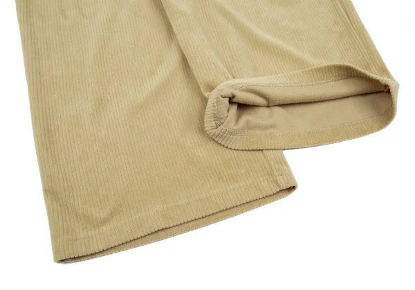 ネネットNe-net コットンポリ太畝ワイドパンツ モカ1 K-118635_008