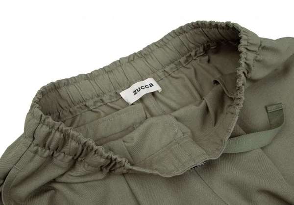 ズッカzucca ウォッシャブルクールツイルパンツ カーキグリーンM K-118636_005
