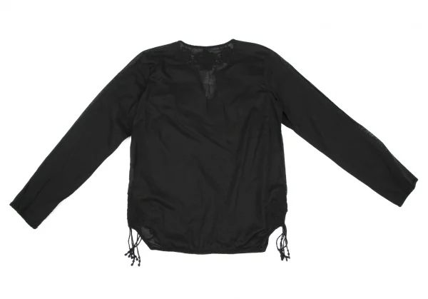 zucca Floral Embroidery Skipper Long Sleeve Blouse K-118639_012