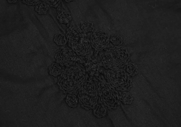 zucca Floral Embroidery Skipper Long Sleeve Blouse K-118639_006